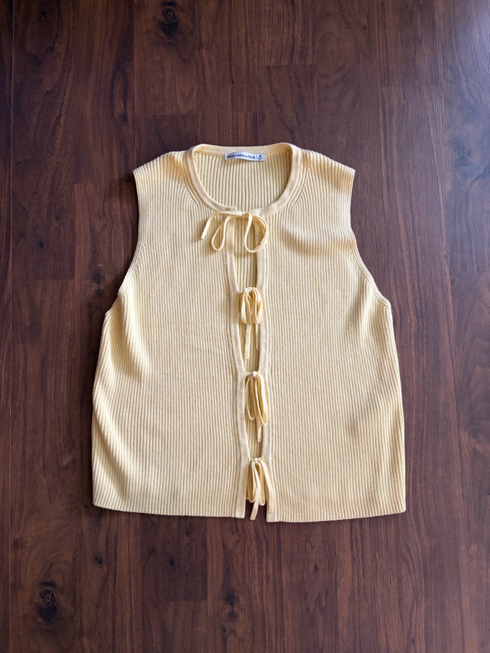 Yellow Bow Abercrombie Top